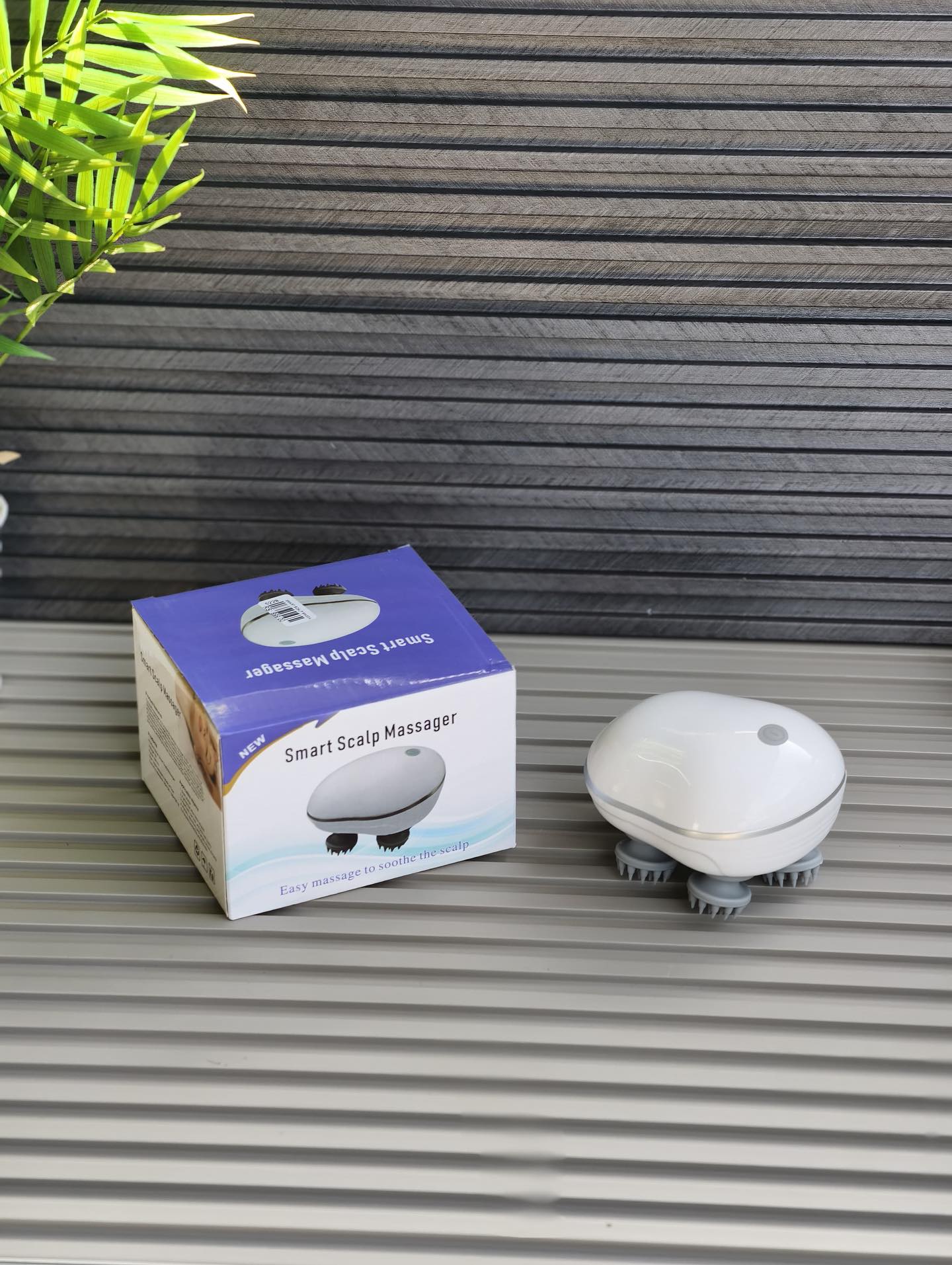 Smart Electric Scalp Massager – 4D Deep Kneading Waterproof Hair & Head Massage Device with Rechargeable Battery